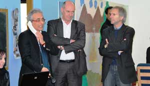 Micocci, Mazzola e l'assessore Capitani