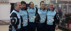 La squadra della bocciofila Oriolo-Vejano