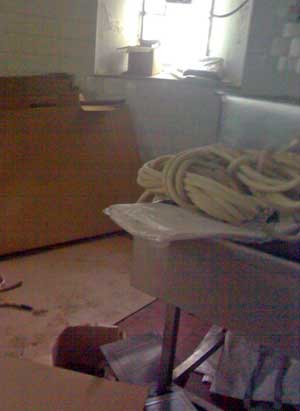 L'interno della camera mortuaria
