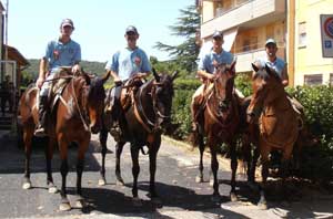 L'associazione Cavalieri dell'Etruria di Blera