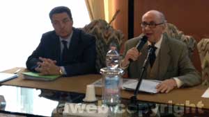 La conferenza stampa di presentazione dei lavori al mattatoio