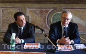 Epifani e il sindaco Marini