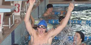 Un atleta al trofeo centro nuoto viterbese