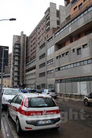 Il sindaco Vanni in visita all'ospedale Belcolle