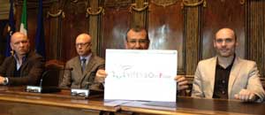 Un'immagine della presentazione di Viterbo in fiore 2012