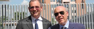 L'ex direttore generale della Asl Giuseppe Aloisio e uno dei suoi legali