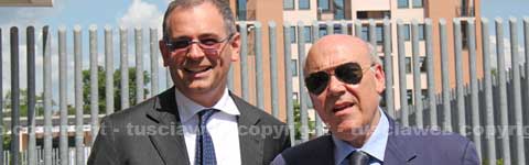 L'ex direttore generale della Asl Giuseppe Aloisio e uno dei suoi legali