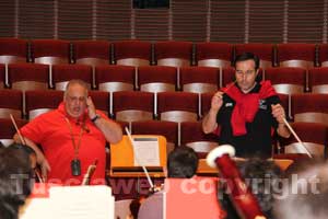 Praticò durante le prove