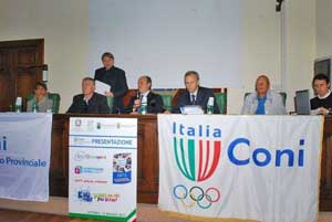 La presentazione delle iniziative del Coni
