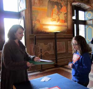 Un'immagine della premiazione