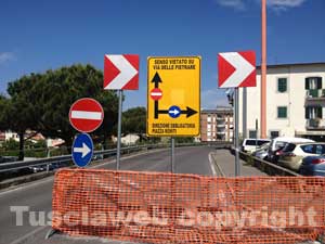 Il cantiere del parcheggio alle Pietrare
