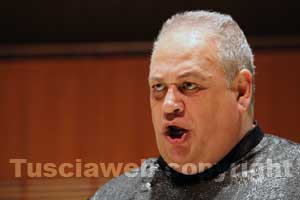 Il baritono Bruno Praticò