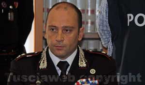 Il maggiore dei carabinieri di Montefiascone Alessio Papa