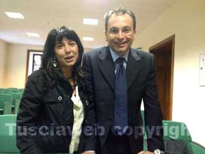 I sindaci di Bolsena e Marta Paolo Dottarelli e Lucia Catanesi