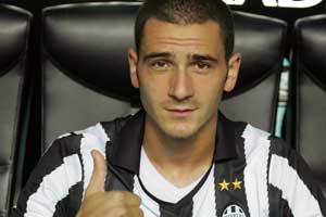 Leonardo Bonucci con la maglia della Juventus