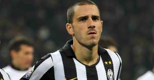 Leonardo Bonucci con la maglia della Juventus