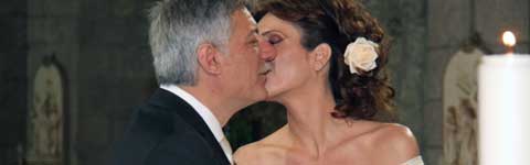 Francesca Arena e l'attore Piermaria Cecchini