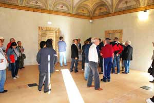 Una delle stanze restaurate