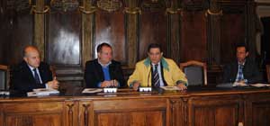 Barlozzini (Confcommercio), l'assessore Fattorini e Peparello (Confesercenti)