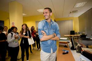 Leonardo Bonucci incontra gli studenti viterbesi