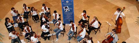 Il flash mob al centro commerciale South Coast Plaza
