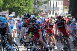 Il passaggio del Giro d'Italia