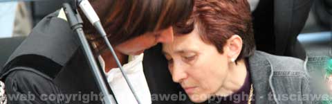 Il dolore della madre di Marcella Rizzello al momento della sentenza