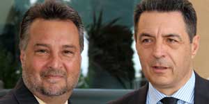 I sindaci Garcia e Marini