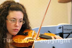 Le prove dell'orchestra