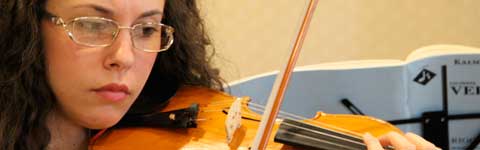 Le prove dell'orchestra