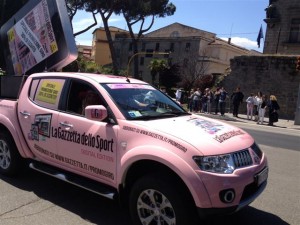 La carovana del Giro d'Italia
