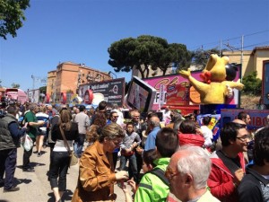 Il pubblico alla carovana