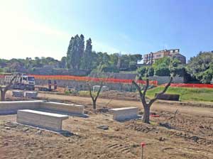 Lavori in corso a Valle Faul