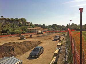 Lavori in corso a Valle Faul