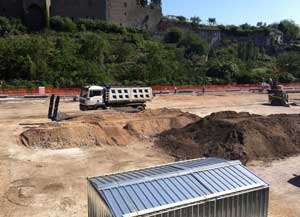 Lavori in corso a Valle Faul