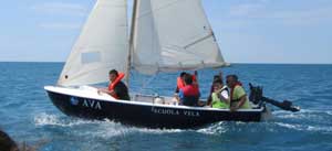 Le esercitazioni sulle barche a vela