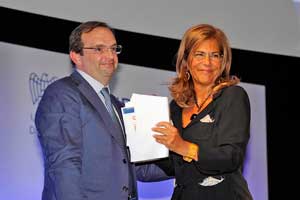 Aurelio Regina ed Emma Marcegaglia