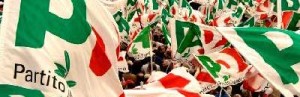 Una manifestazione del Partito democratico