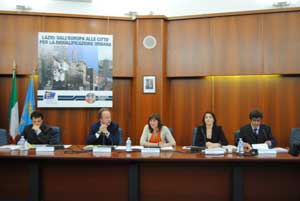 La Polverini alla conferenza stampa del Plus