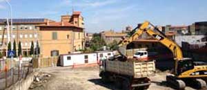 Il cantiere alle Pietrare