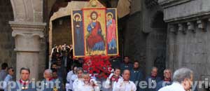 La processione del Santissimo Salvatore