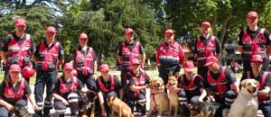 Le unità cinofile di soccorso dell'Associazione nazionale carabinieri