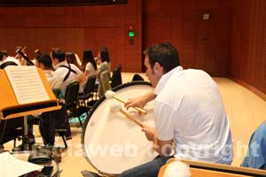 Le prove al Soka performing arts center