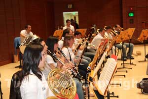 Le prove al Soka performing arts center