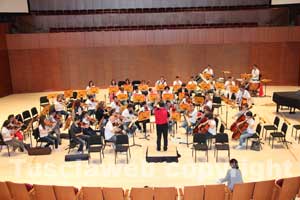 Le prove al Soka performing arts center