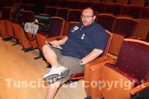L'assessore provinciale Bianchini alle prove