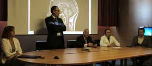 L'inaugurazione della sala multimediale