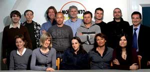 La squadra del Movimento cinque stelle di Tarquinia