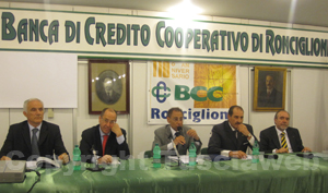 I vertici della Bcc di Ronciglione