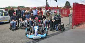 Il trofeo di kart per disabili
